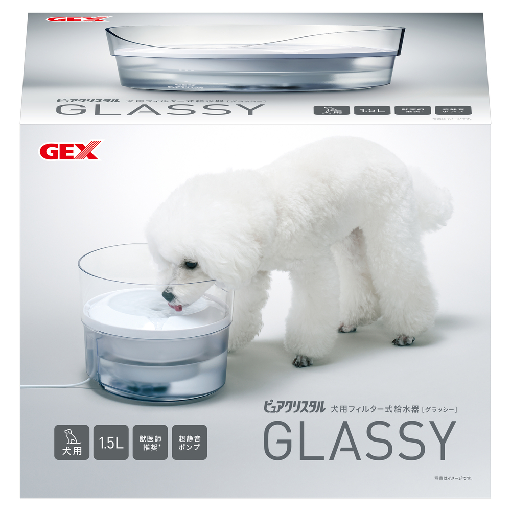 ピュアクリスタル GLASSY グラッシー 1.5L 犬用 | ジェックス株式会社