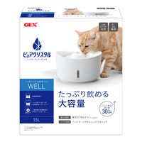 ピュアクリスタル ウェル 1.5L 猫用 ホワイトの画像